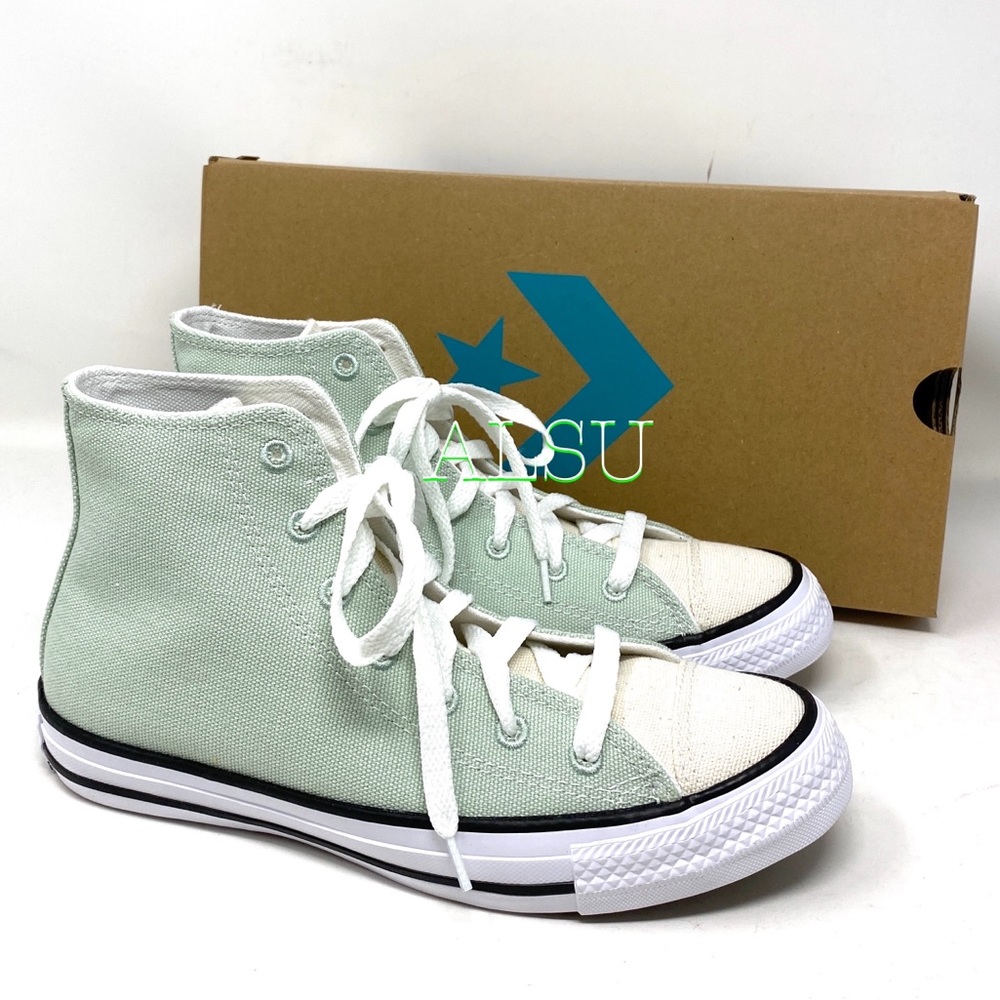 Converse Ctas Green Oxigen Women’s Sneakers - Picture 6 of 7